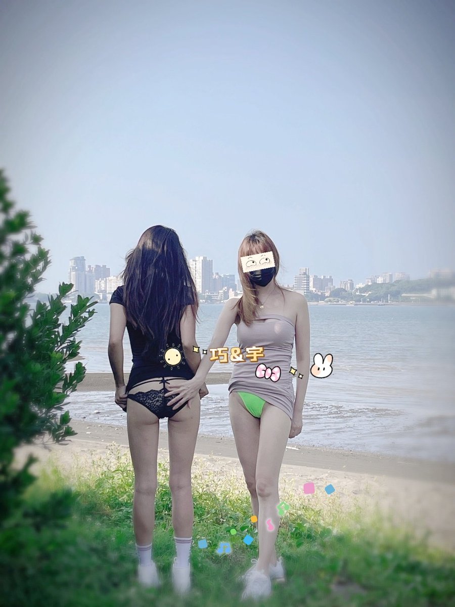 YoCsJxga2LUw1f5's tweet photo. 與新朋友散步在淡水河畔❤️
原本預定在八里咖啡廳悠閒聊天，因店家尚未營業，開啟我們健康的旅程，一路上說說笑笑運動散步外加刺激露出，真的十分開心，感謝新朋友@xiaowan32912504給我們機會解鎖外拍露出，真的很喜歡你們❤️
#相同契合的感覺
#不知不覺時間就過了五小時 https://t.co/2R7044flcK