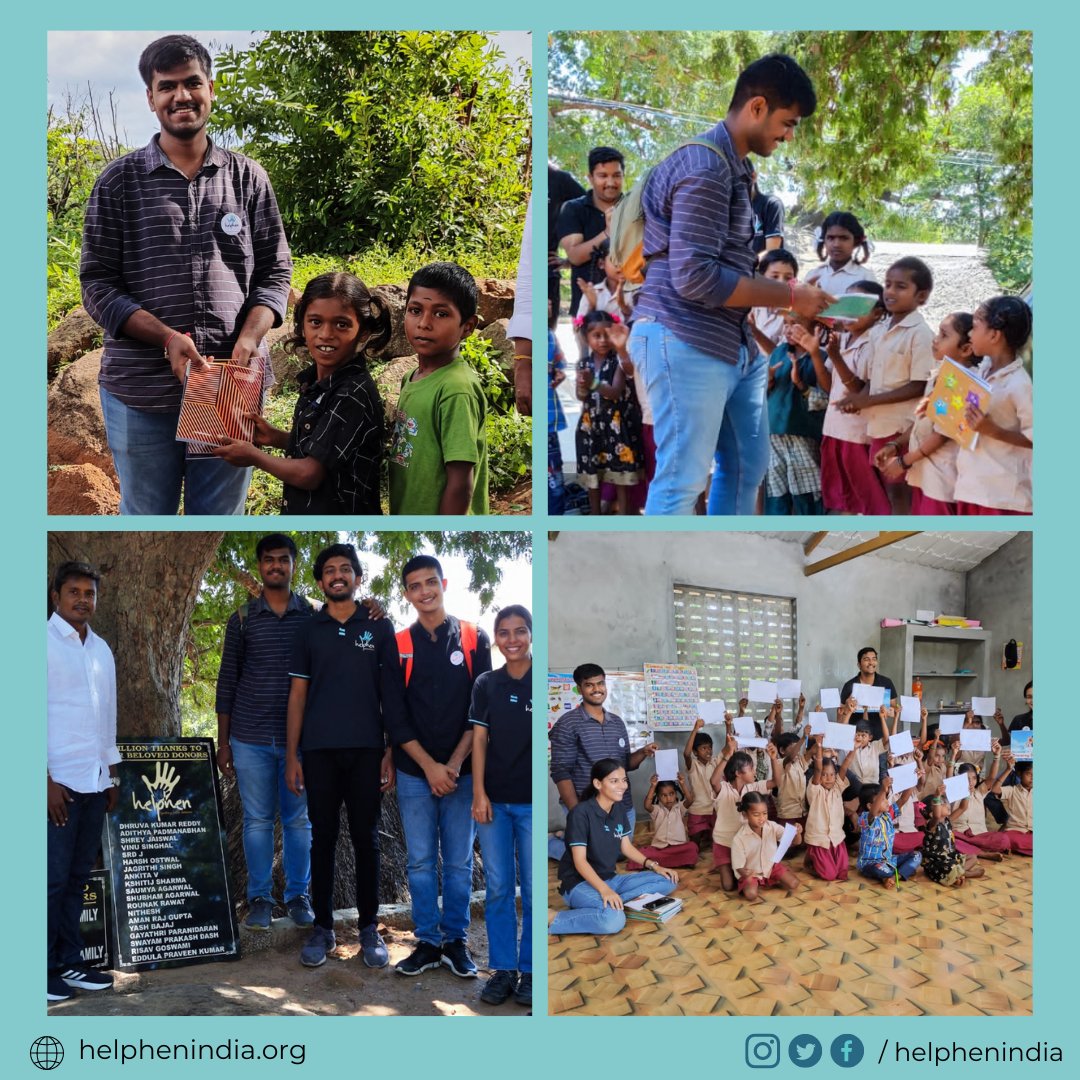 HelphenIndia's tweet photo. On 24th September,members of #HelphenIndia visited Marudhavalli Medu and Seb's School. We conducted a series of #distributions and fun events that helped us connect with the #children. We would like to thank #UnitedWayBengaluru for helping us acquire the resources. https://t.co/nVuYNK32q9