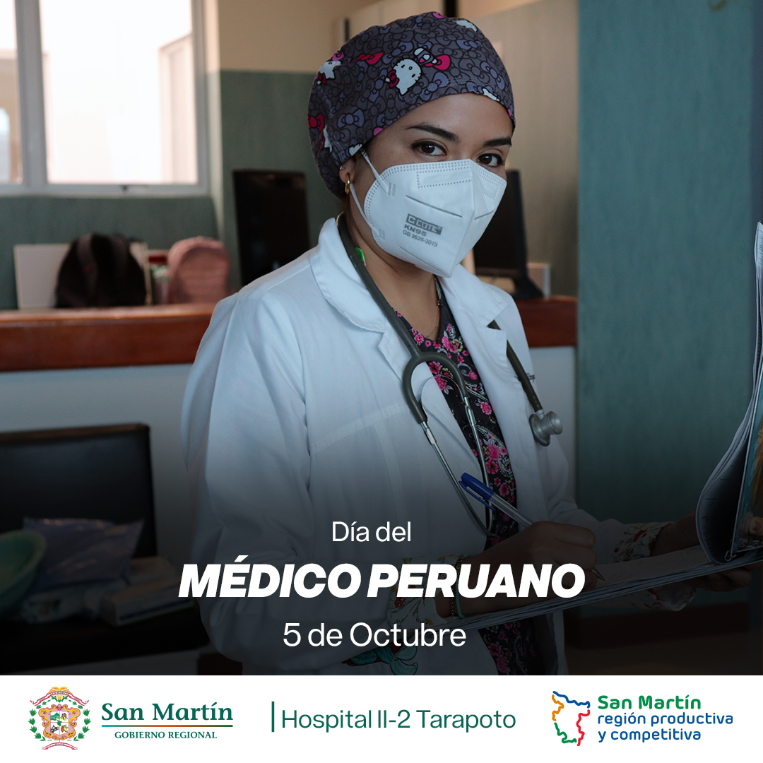 HRT_Oficial's tweet photo. ¡𝑫í𝒂 𝒅𝒆 𝒍𝒂 𝑴𝒆𝒅𝒊𝒄𝒊𝒏𝒂 𝑷𝒆𝒓𝒖𝒂𝒏𝒂!
Hombres y mujeres que día a día buscan el bienestar del prójimo, aún poniendo en riesgo su propia integridad. Rendimos  homenaje a los Médicos del Perú, y de manera  especial a los guerreros de capa blanda del #HospitalII2Tarapoto https://t.co/TGvtVsUxuS