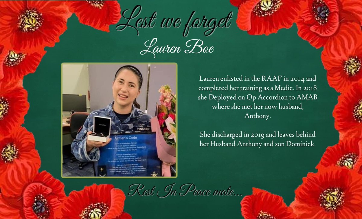 NotRelevantDad's tweet photo. R.I.P Lauren 😞
YOU ARE NOT ALONE
Reach out!⬇️
- Overwatch Aus 🇦🇺 - 1800 699 2824
- Beyond Blue 1300 224 636
Condolences to Laurens family & friends
Lest We Forget 🇦🇺 #TPE 🍍🍍🍍
#itsnotweaktospeak #Mentalhealth #Vets #22aday #matecheck pic from Pineapple Express FB. https://t.co/SMtqDqX8QG