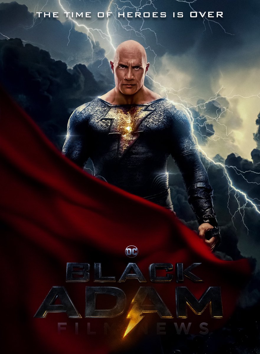 Waller Film News on X: The time of heroes is over. #BlackAdam in theaters  October 21. Advanced tickets on sale now ⚡️ @TheRock   / X