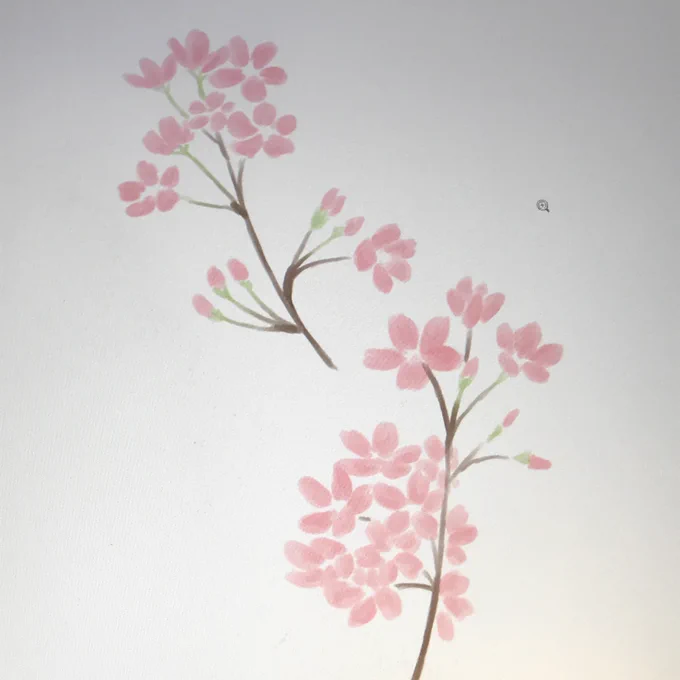 今日は受注分の生地を発注したので、午後はイラストを描きます(画像は過去のイラストです) 