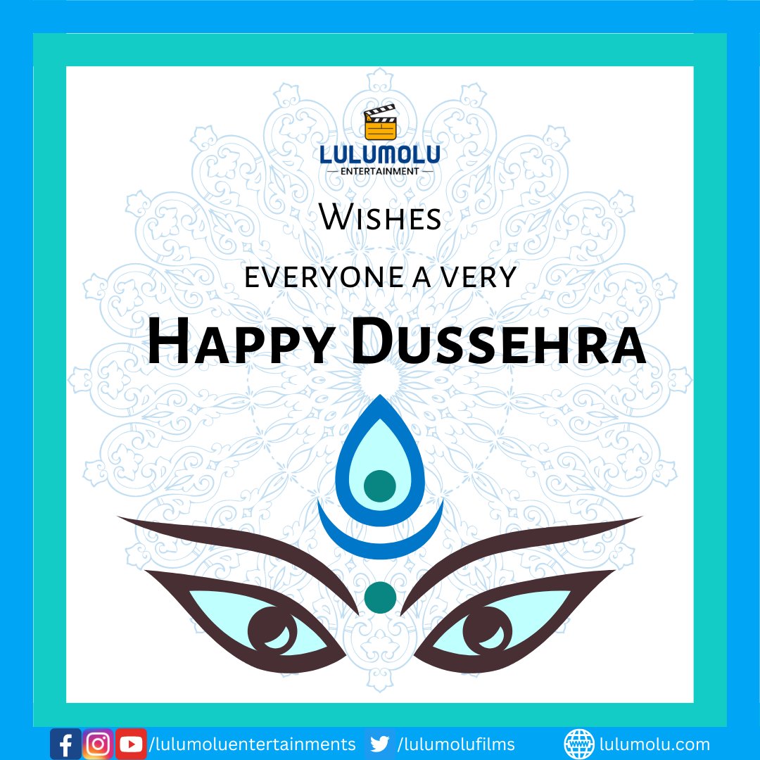 lulumolufilms's tweet photo. Happy Dussehra!
अन्याय पर न्याय की विजय हो,
अच्छाई की रोशनी से दूर हो बुराई का अंधकार
विजय दशमी की हार्दिक शुभकामनाएं!
#lulumoluentertainments #parisentertainmentindia #theparistime #rahulkhan #sahilchaudhary #faraazcreativedirector #durgapuja #HappyDurgaPuja #HappyDurgaPuja2022 https://t.co/8lBOhhpBEr