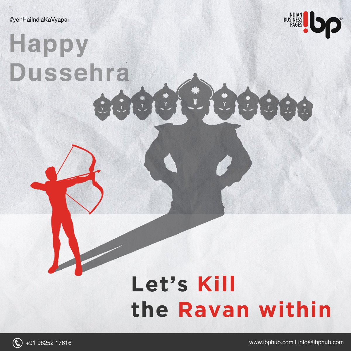 ibphubofficial's tweet photo. Happy Dussehra

On this Dussehra let's Kill the Ravan within.
#Dussehra #Dusshera2022 #ibphub #GIDC https://t.co/3w65IxNS52