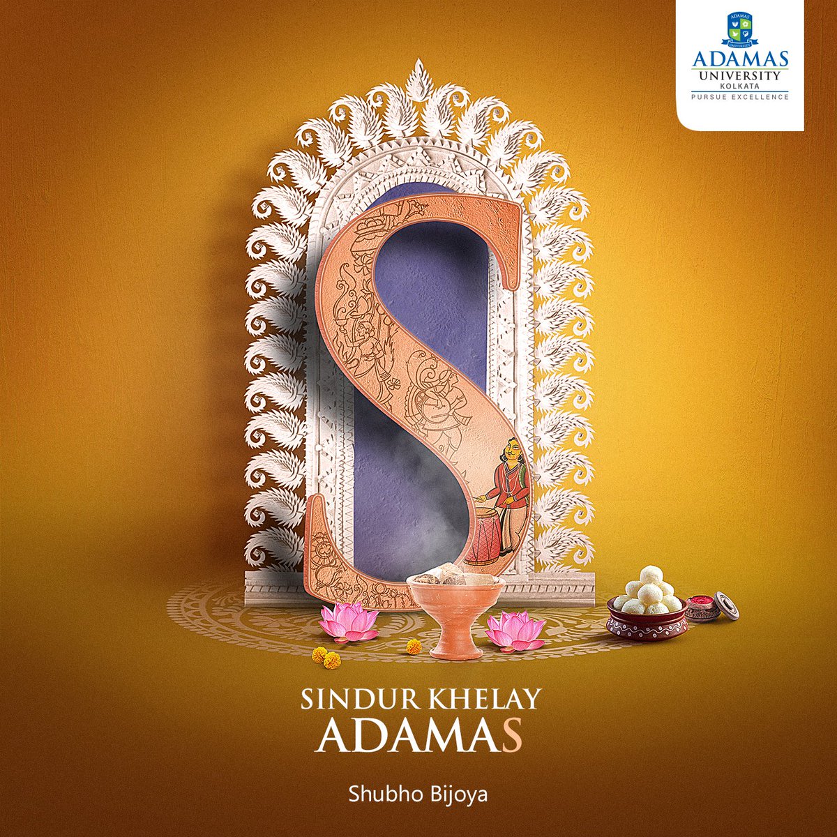 It's Day 10 and it's Dashami guys! Happy Happy 🙂

#AdamasUniversity #subhodashami #durgapuja #maadurga #durgapuja2022