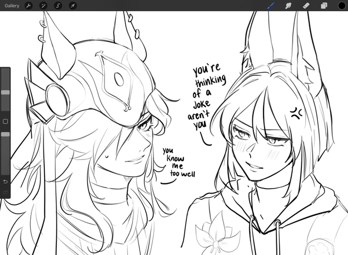 A little doodle before bed 😴 #cynonari 