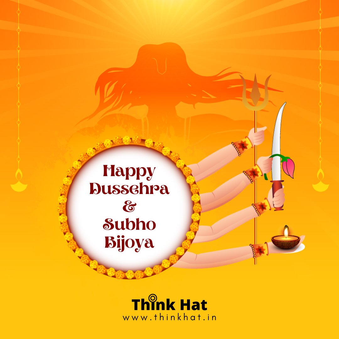 thinkhatindia's tweet photo. Wishing You All A Very Happy Dussehra &amp; Subho Bijoya
#dussehra2022 #SubhoBijoya #Durgapuja2022 #navratri2022 #dashami https://t.co/ulFm2ReWgi
