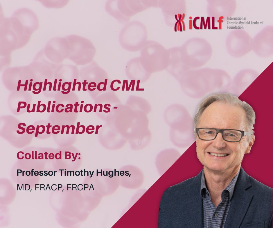 We’re pleased to share the #CML ‘papers of the month’ as selected by Professor Timothy Hughes. Professor Hughes’ selection of relevant CML papers published in September can be found on our website here: bit.ly/3RnEDXz