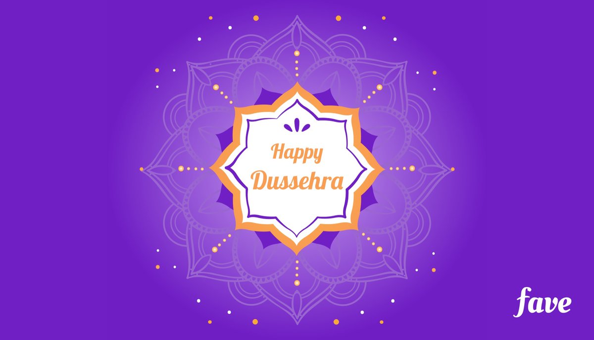 MyFaveIndia's tweet photo. Happy #Dussehra! Let your savings win this Dussehra with Fave 😍

👉 Scan &amp; pay at your favorite places. 
👉 Get brand coupons and earn cashback. 
👉 Get instant #cashback straight to your bank account. 

📱 Link in bio to download the app! #FaveMoreSaveMore https://t.co/TbwZQOzXEF