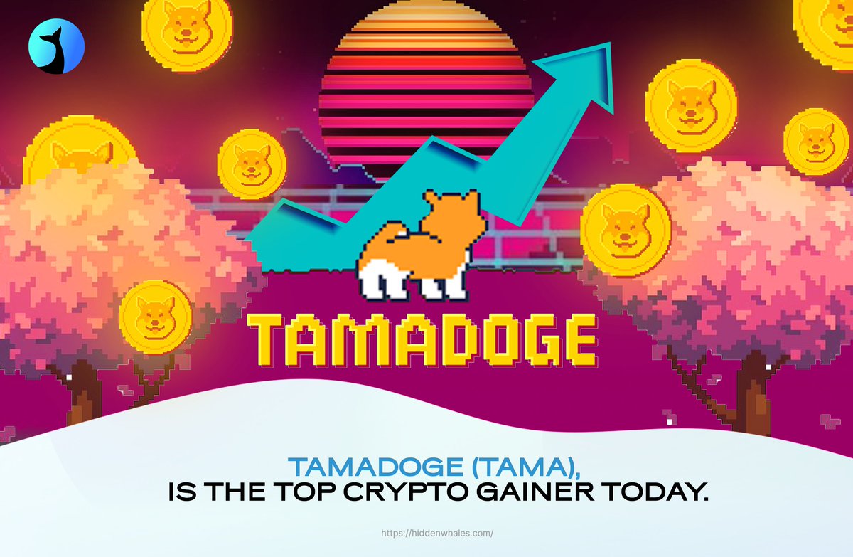 hiddenwhalesnft's tweet photo. Following a fall to just under $0.017, today's TAMA price reached a daily high of $0.065 on October 1st, with 150% gains in 24 hours.
#NFT #TAMA #Tamadoge #NFTnews #HiddenWhales https://t.co/icmcjWVrua