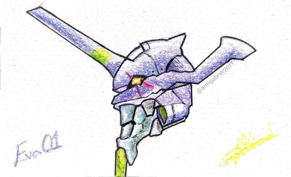 yusakurada's tweet photo. Aprovechando el aniversario de #evangelion seguimos con la unidad 01 #dibujacadadia #comics #traditionaldrawing #dibujotradicional #pencildrawing #manga #anime #mechas #robots #sciencefiction #staedtler #staedtlermarkers #alpino #plastidecor #crayon #crayones #creyones https://t.co/0eBb14gzXU
