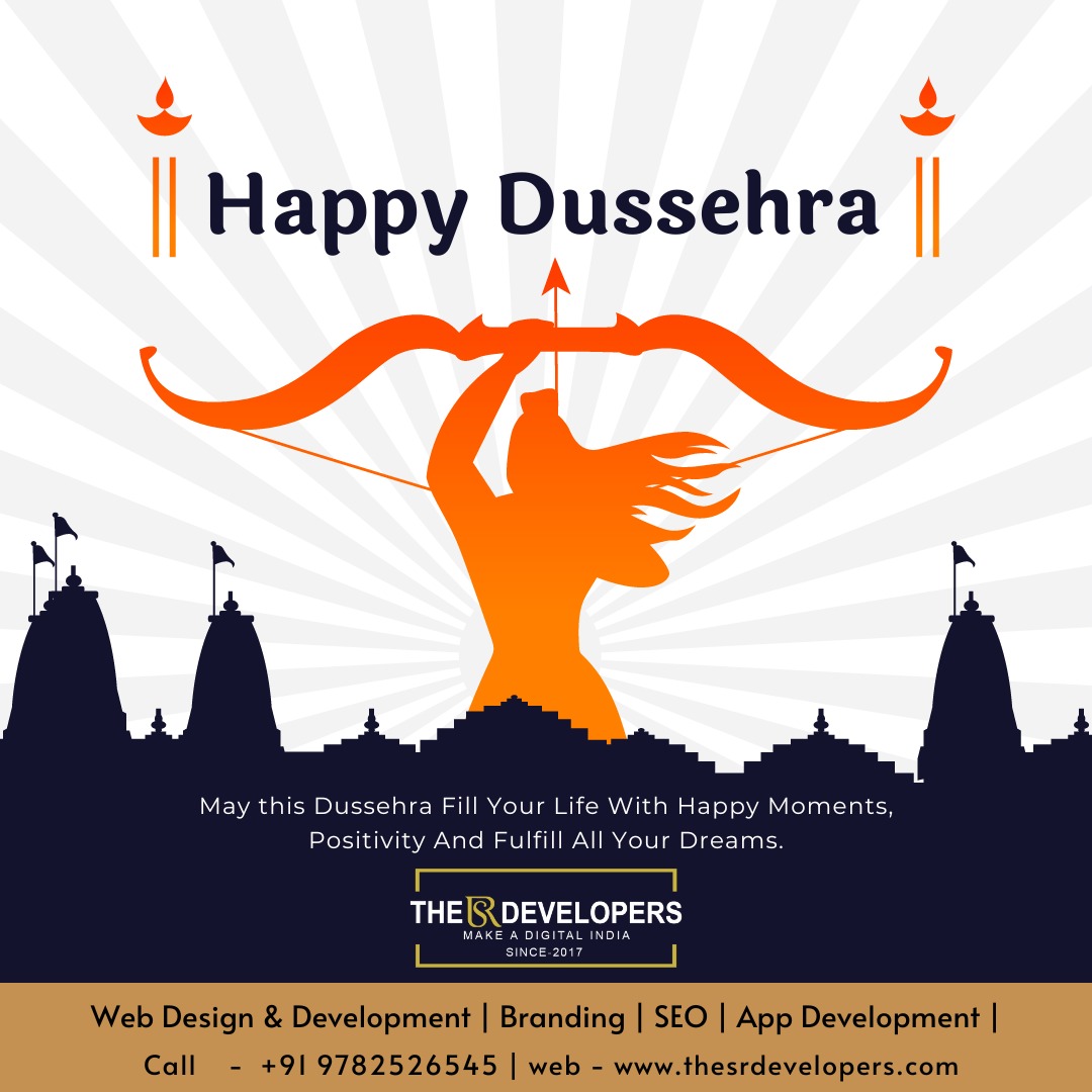 thesrdevelopers's tweet photo. Happy Dussehra 
#dussehra #fastival #india #ram #instagram #post #itcompany #softwaredeveloper #webdevelopment #digitalmarketing #branding #thesrdevelopers https://t.co/xMMcyhI6Wi