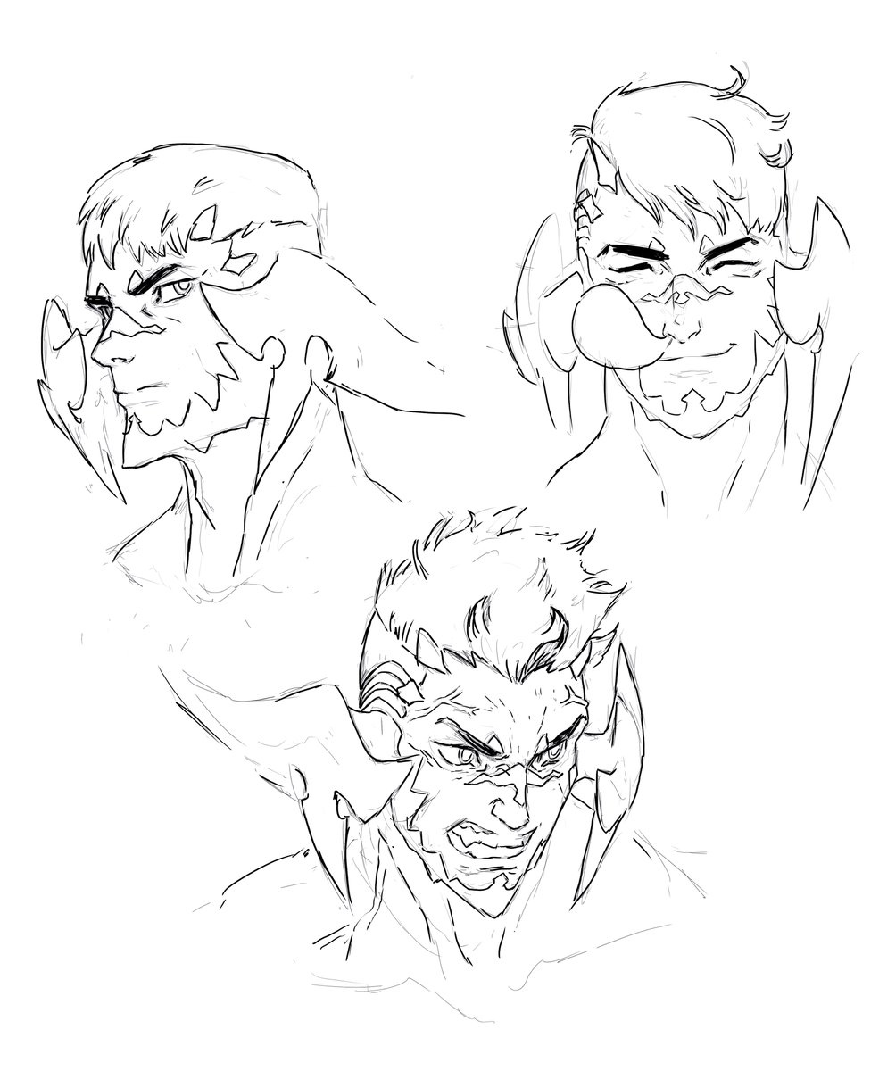 morecoffeedude's tweet photo. Quick doodle of my au'ra boy before i go hit the sf6 lab https://t.co/mqXTLckuTU