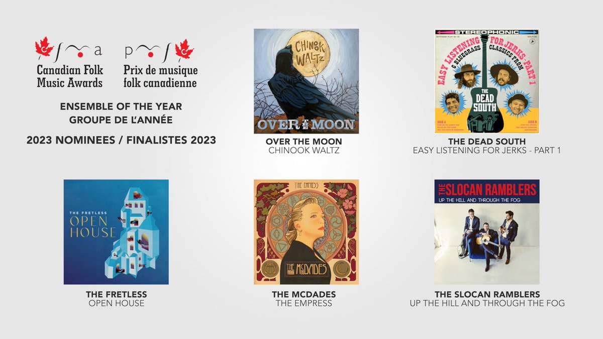 TheMcDades's tweet photo. Wow! We are just thrilled to have had #TheEmpress nominated for THREE @folkawards today! Good luck to everyone nominated! What an awesome roster of musicians, check out all the nominee's music, you’ll love it! https://t.co/EQKv24z5vE