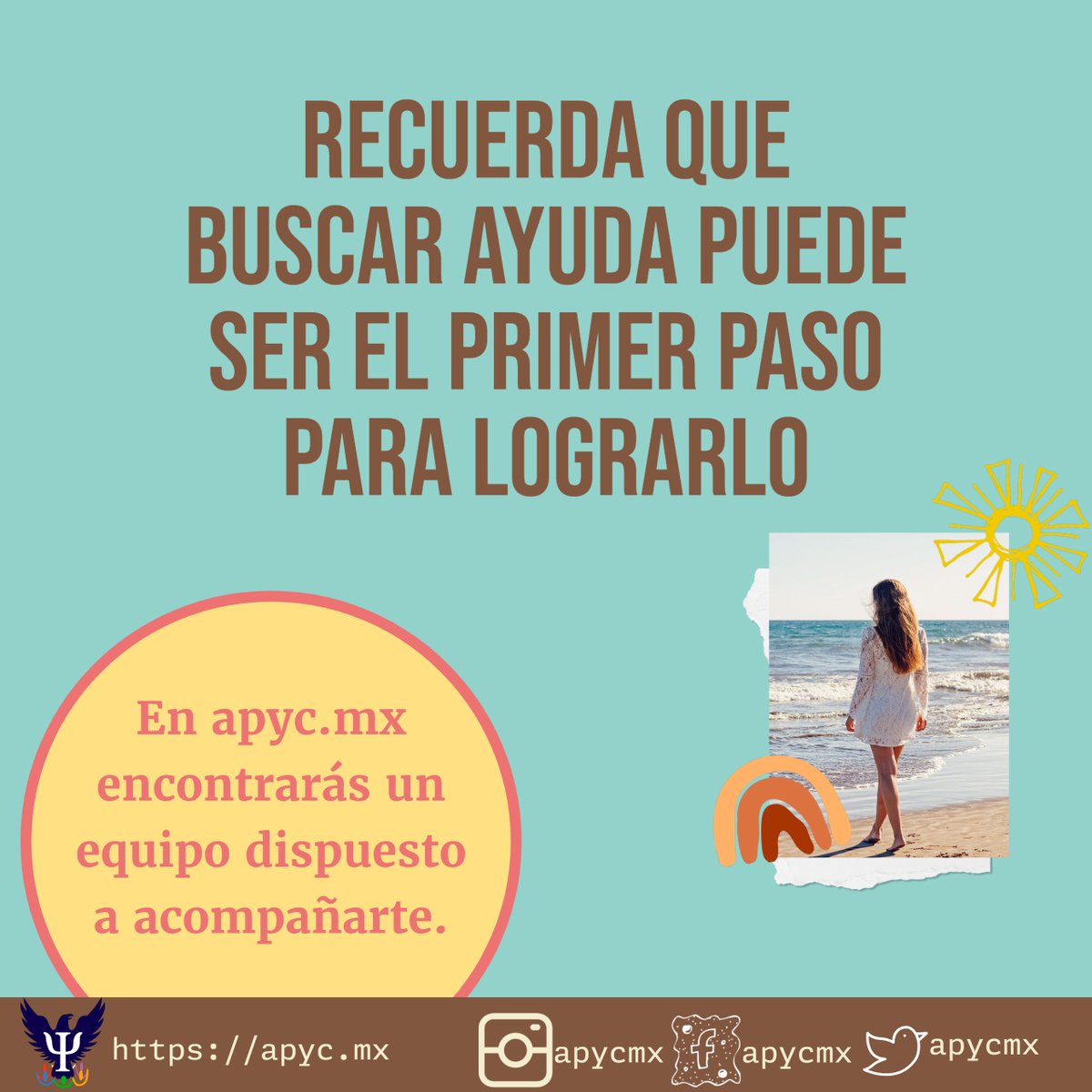 apycmx's tweet photo. No te define y puedes hacer algo para que no afecte tu vida. No estas solo, nosotros te acompañamos.
#ansiedad #psicologia #apycmx #vidafeliz https://t.co/n0QfBnw15G