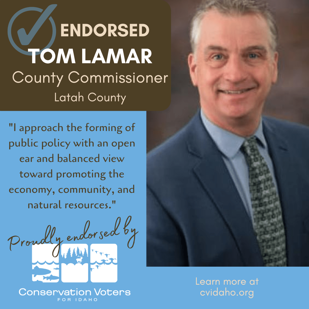 LamarTom's tweet photo. So excited and proud to be endorsed by @cvidaho! As elected officials we must stand up for our natural resources as we make decisions on behalf of our residents. Thank you Conservation Voters for Idaho! #cviendorsements #vote #voteidaho #lamarforlatah #TeamLatah #TeamLamar https://t.co/1lkejtt9mU