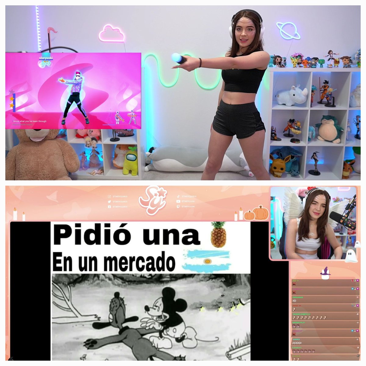 16Gamusa's tweet photo. Un gran stream bella un martes de mucha actividad y agradezco de corazón por el Zing en un día muy especial para mí, será hasta más tarde ten un buen descanso mi reina tkm. @staryuukiii https://t.co/6XwPNAUcqP