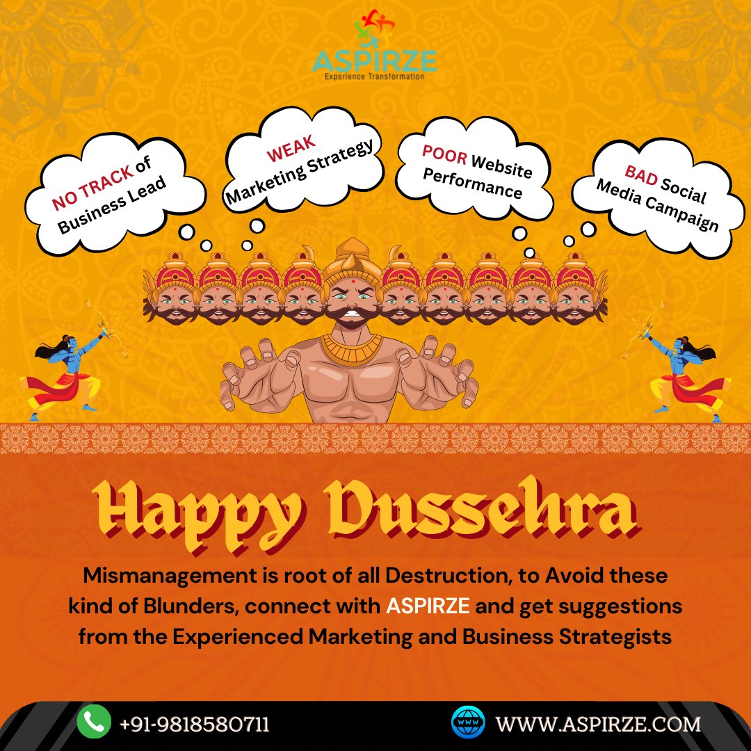 aspirze's tweet photo. #HappyDussehra #Adipursh #दशहरा #Digital #DigitalMarketing https://t.co/1H1a8xYkZR