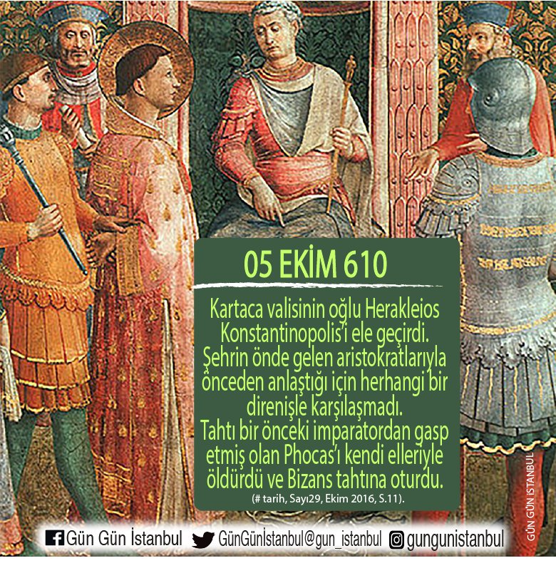 gun_istanbul's tweet photo. #6I0 #Herakleios #Konstantinopolis #Phocas #taht #İmparator #İstanbul #İstanbulunTarihi #GünGünİstanbul @istanbulbld @tarihdergi https://t.co/qwB9RRUFfw