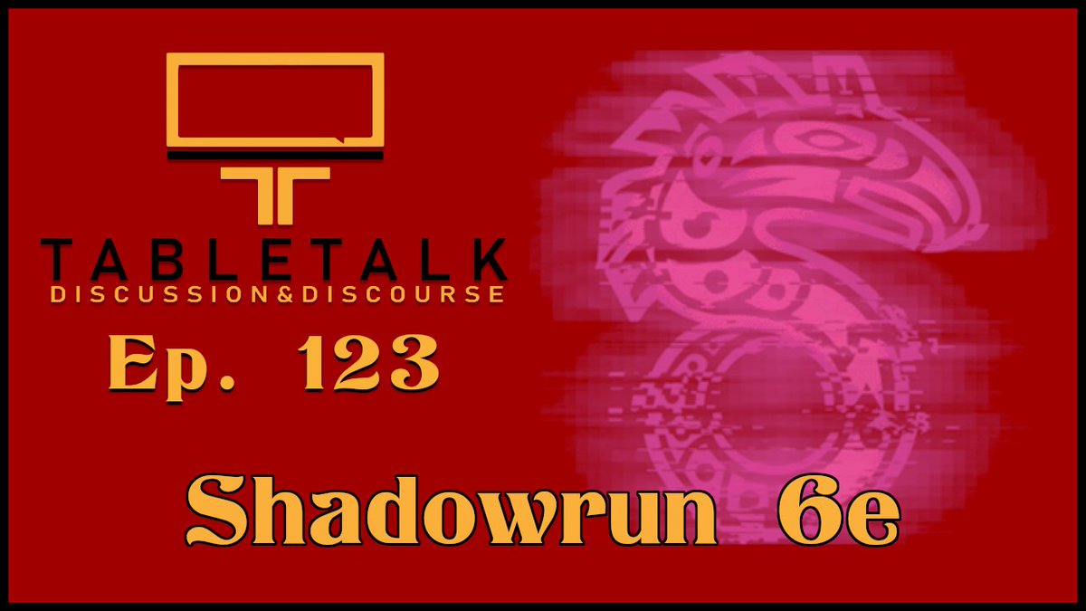 TableTalkDandD's tweet photo. Hey! Have you ever thought about #Shadowrun? Well we have once or twice, and today the #TableTalkCrew will learn the basics and problems with its 6th edition on the #podcast! So come listen to our tangents and tell us what you think!
Link below! https://t.co/64KY1mHEfy