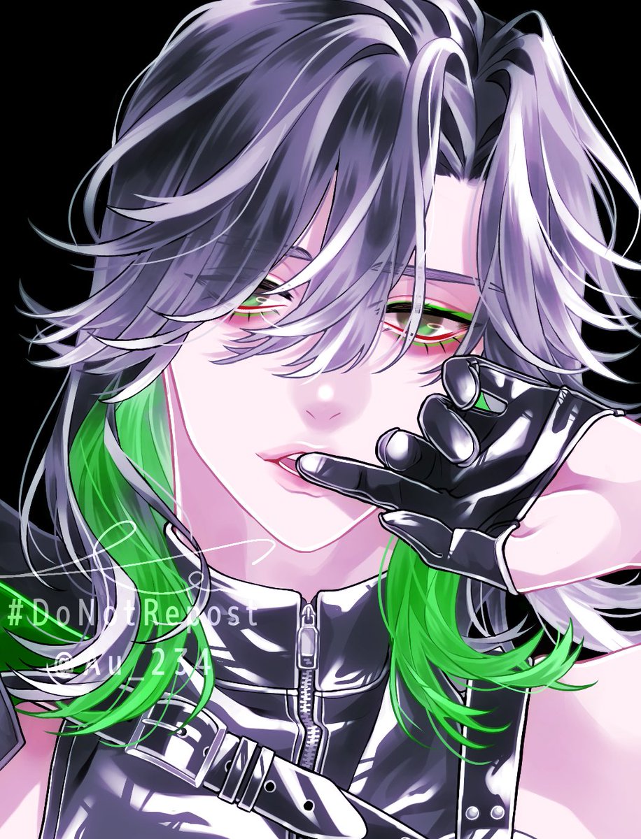 「エナメルを着たお兄さんはえっちだという話#DoNotRepost #創作 」|あぅのイラスト