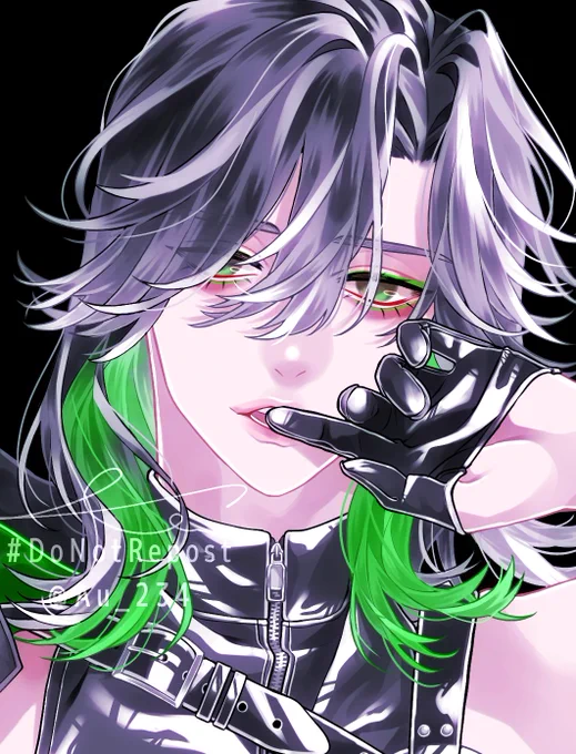エナメルを着たお兄さんはえっちだという話#DoNotRepost #創作 
