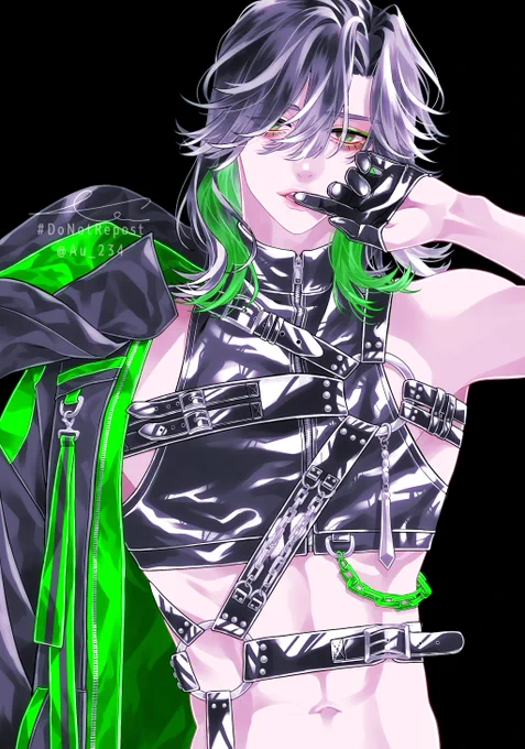 エナメルを着たお兄さんはえっちだという話#DoNotRepost #創作 