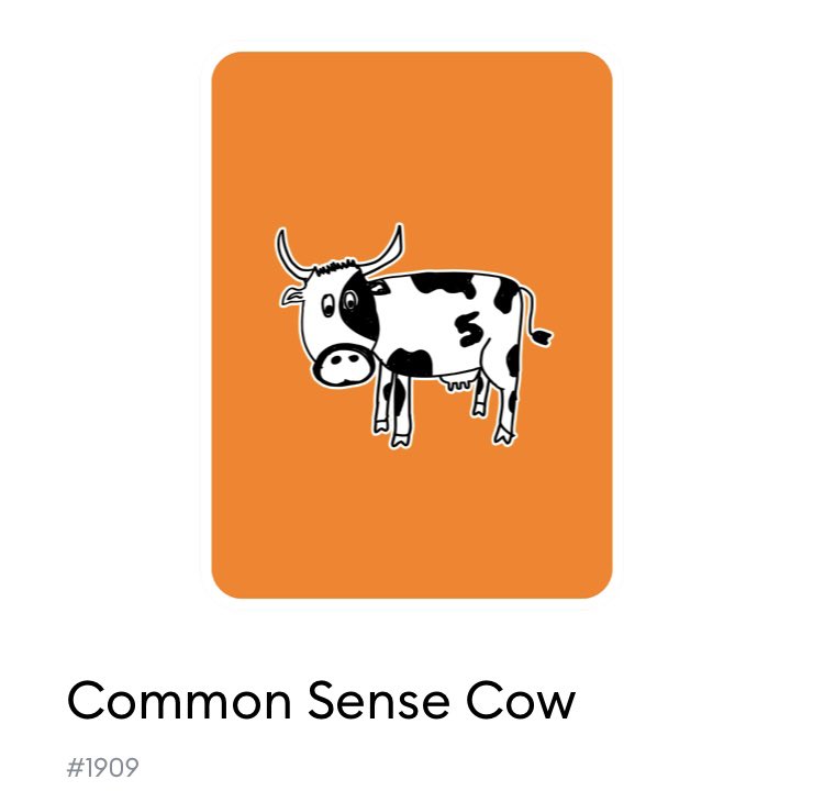 mattbro21's tweet photo. Massive shoutout to @garyvee x @veefriends and all my fellow Common Sense Cows today! I hope you all enjoyed the announcements 😃🐮 https://t.co/1sAE0nscx6
