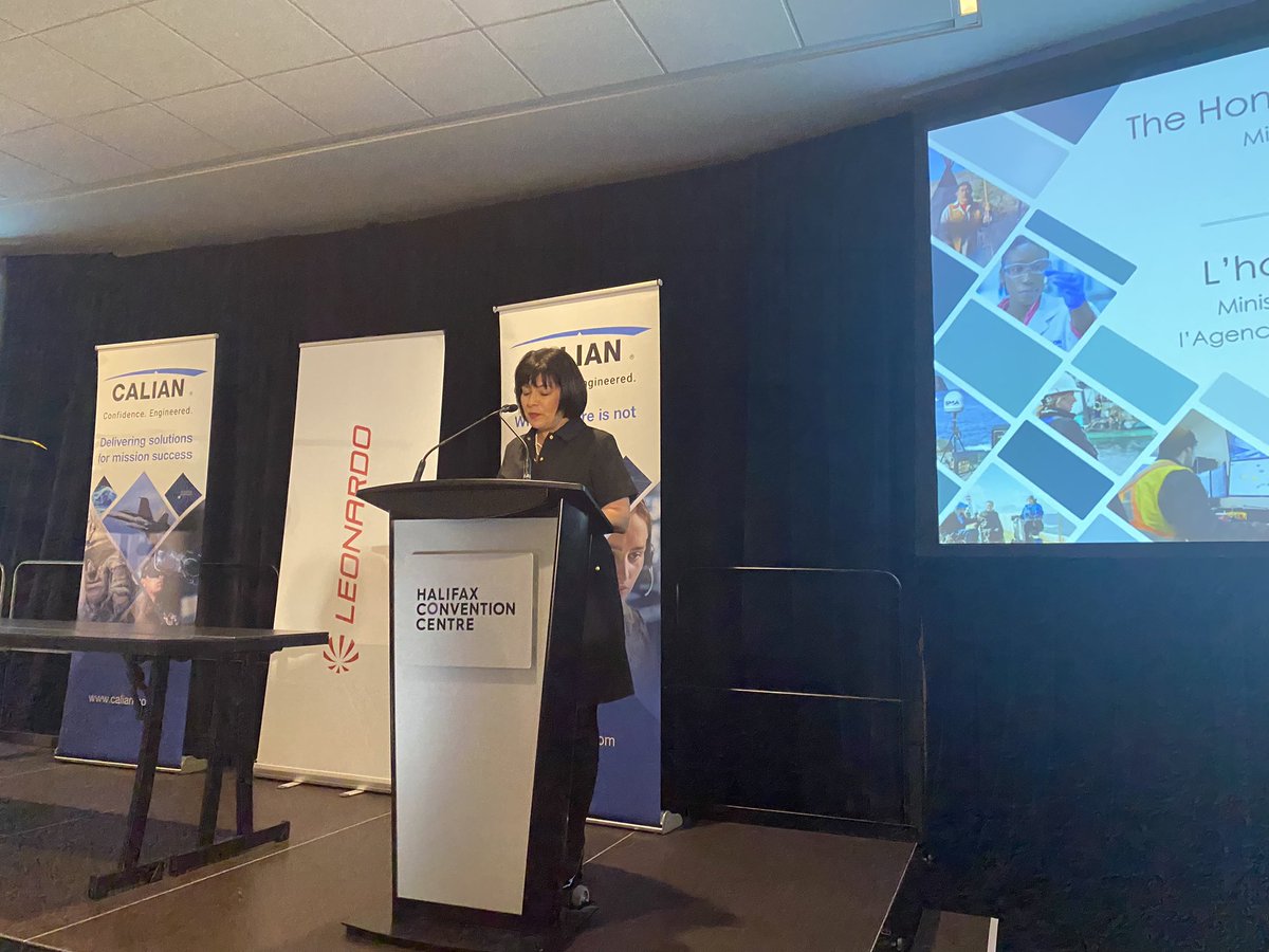 GinettePT's tweet photo. Tonight, I attended @DEFSECAtlantic &amp; met with key players of the aerospace &amp; defence sector in Atlantic 🇨🇦. From naval shipbuilding to cyber resilience, they sustain 8,000 jobs while contributing to our region’s vitality. We’ll continue to strengthen this important sector. https://t.co/tEWb0Xk0wK