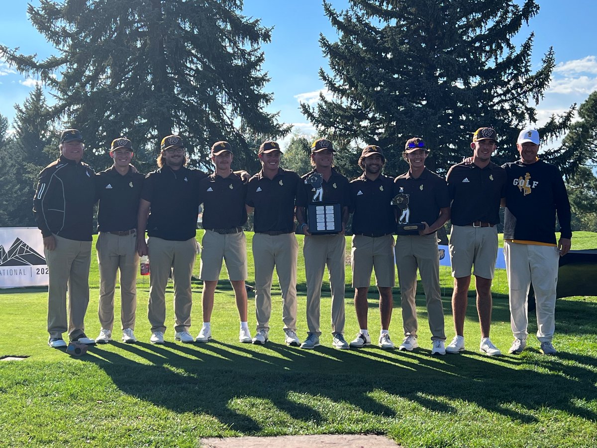 wyo_golf's tweet photo. CHAMPIONS -- Cowboys capture the Mark Simpson Colorado Invitational Championship.  Congrats Cowboys!
https://t.co/pspdw0VfJj

#GoWyo | #OneWyoming https://t.co/ymeNsi8ghA