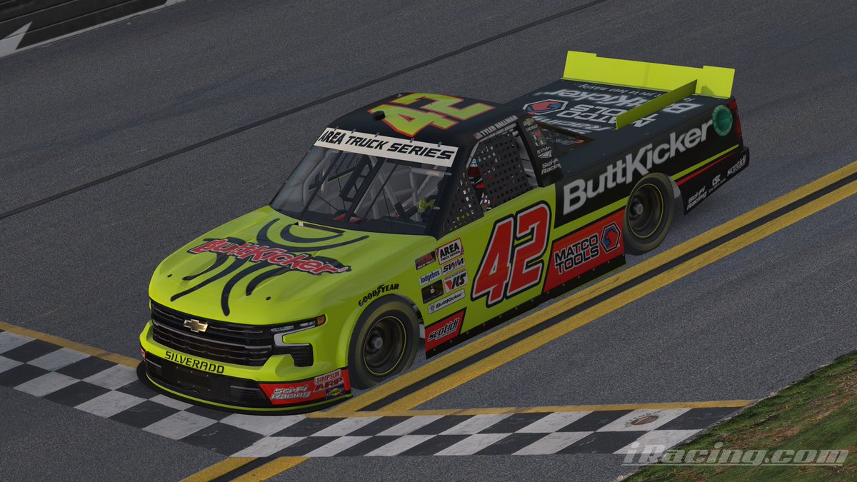 SciFiRacing's tweet photo. 🚨 Tune in NOW for the AREA Truck Series Opener! https://t.co/yJ1GOlJa6K 🚨 https://t.co/Crp7UQOPyw
