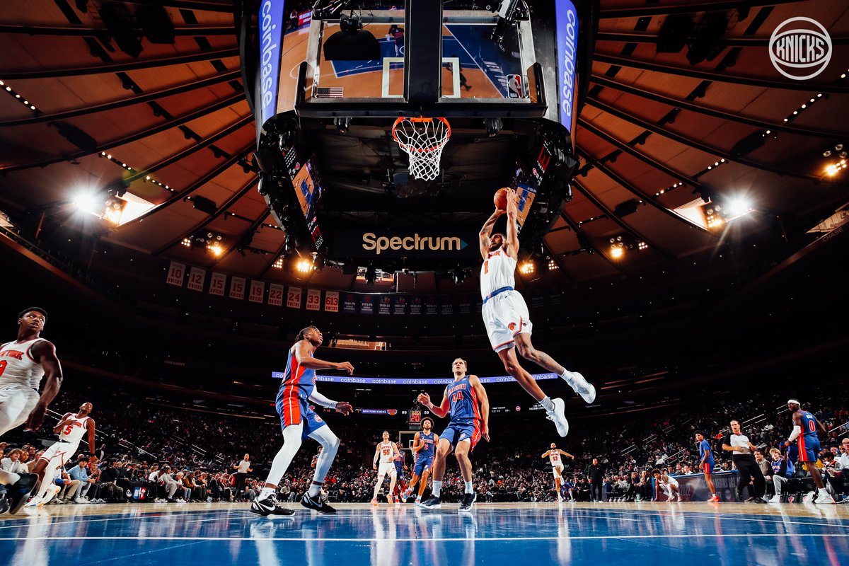 Pistons vs. Knicks Playbyplay, highlights and reactions HoopsHype