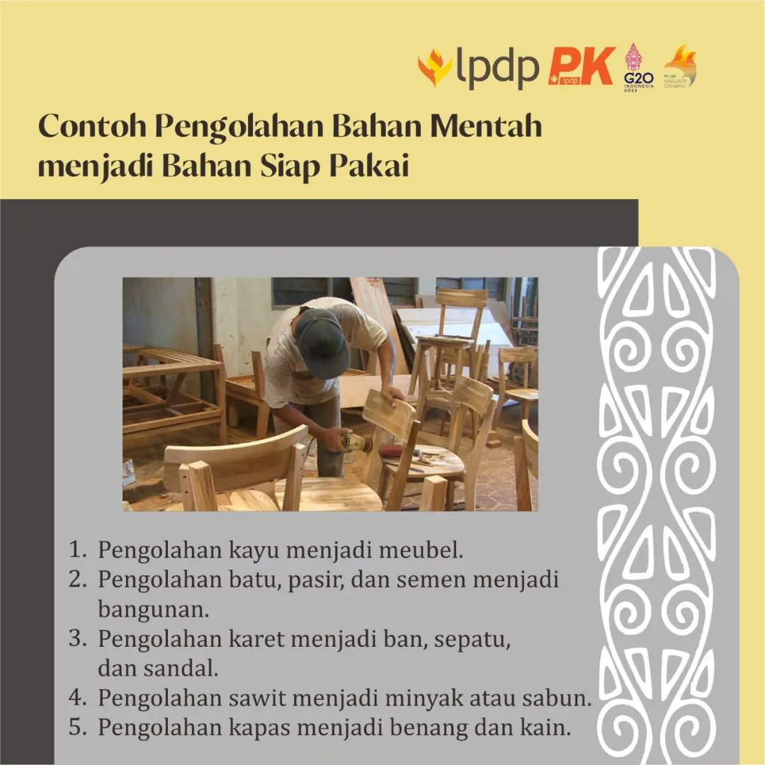 Renold72gar's tweet photo. Penghentian ekspor bahan mentah merupakan strategi besar negara saat ini. 

@LPDP_RI 
#LPDP #DiriUntukNegeri #AkuPastiMengabdi #SDMUnggulIndonesiaMaju #KasuariDahayu https://t.co/CfD0Zsw7PU
