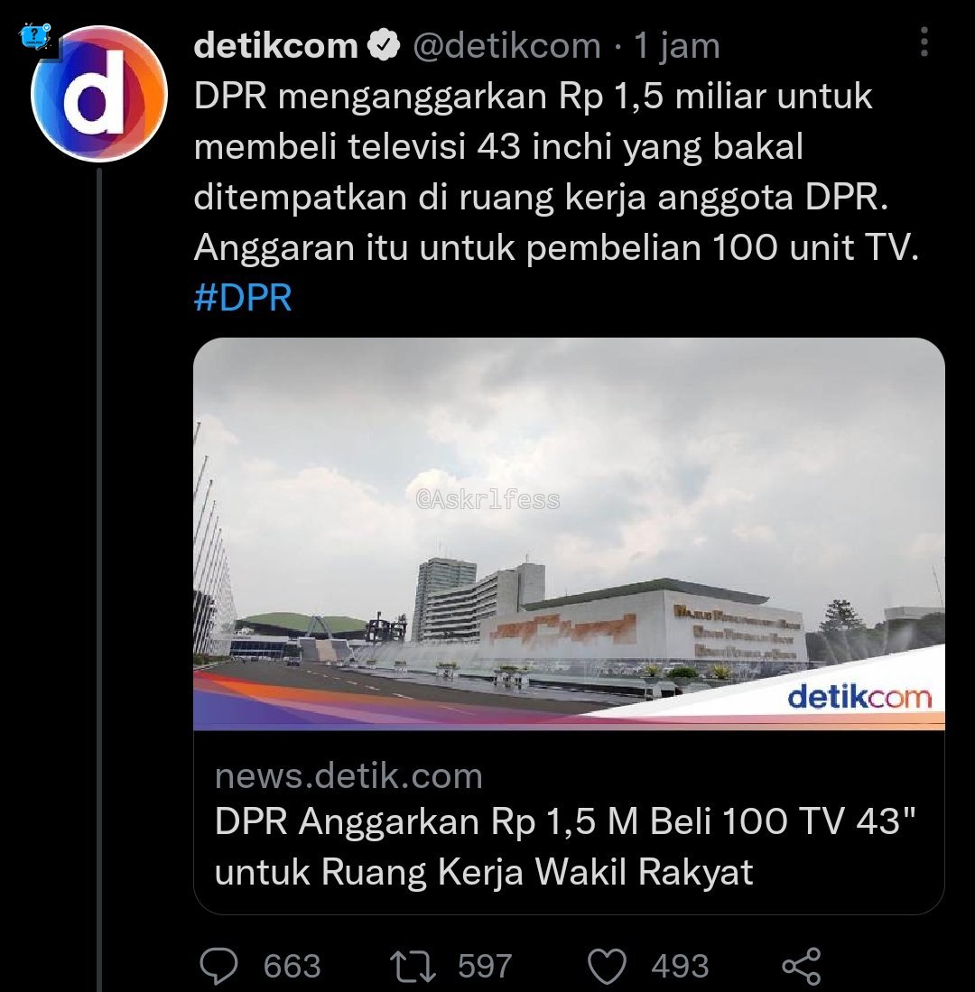 nyestcharmante's tweet photo. 1,5 M ? Kita masih berduka ga si? Di lain sisi army lagi donasi buat korban kanjuruhan, keluarga korban masih pada tahlilan, DPR malah beli tv? Sampek 1,5 M ?? #army #FANDOMHUG https://t.co/iWYu132GIC