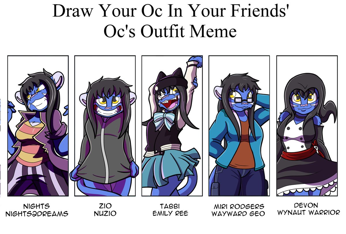 Finished an Art Meme.
Shout out to <a href="/suraiyalangrood/">Nights2dreams🌠SidequestTheEpic!</a> @zionus_ <a href="/ree_emily/">Emi!</a> @Wynaut49 <a href="/TheWaywardGeo/">Geoffrey Thomas</a> 
#artchallenge