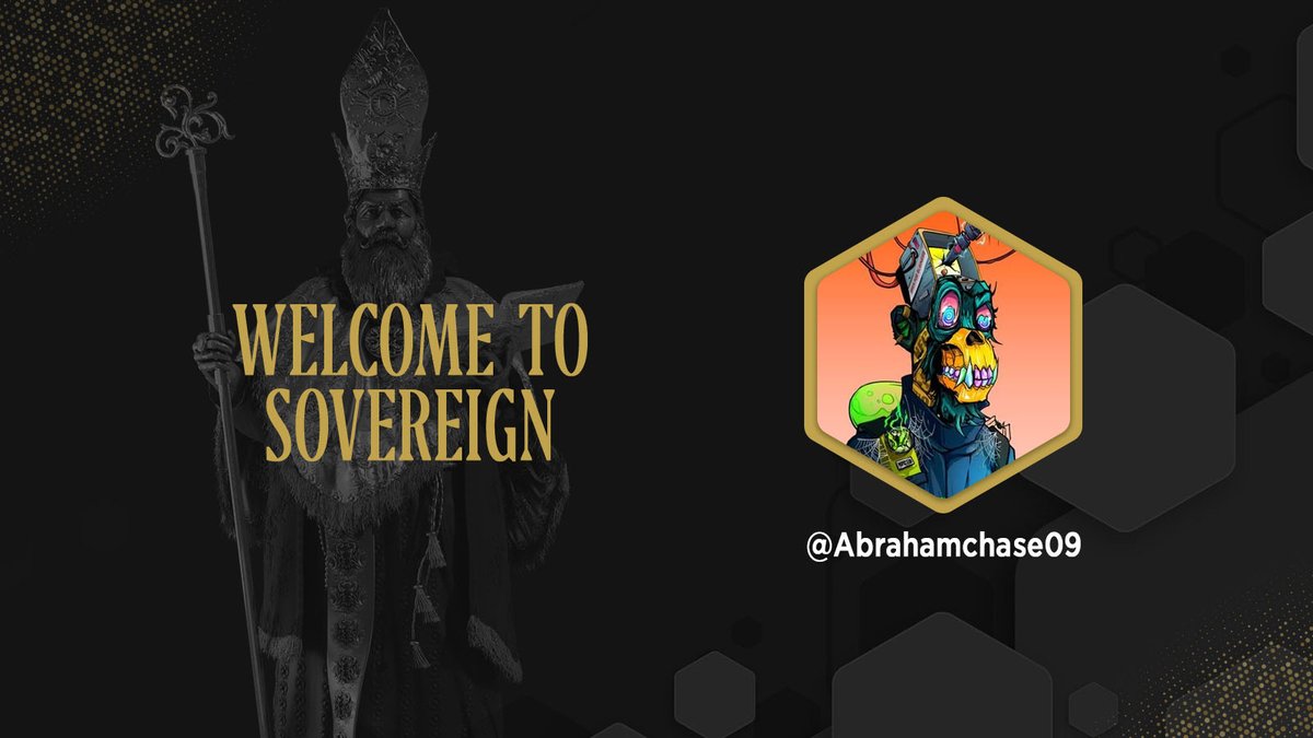 Congratulations <a href="/Abrahamchase09/">CHASE💀</a>.

You have been accepted into @TheSovereignNFT.