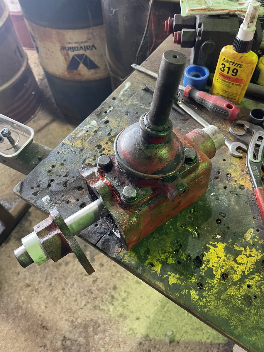 Rebuilt the gear change box on the 1977 Atkinson,new Brass and Ekalite Bushes for more wear area on the shaft