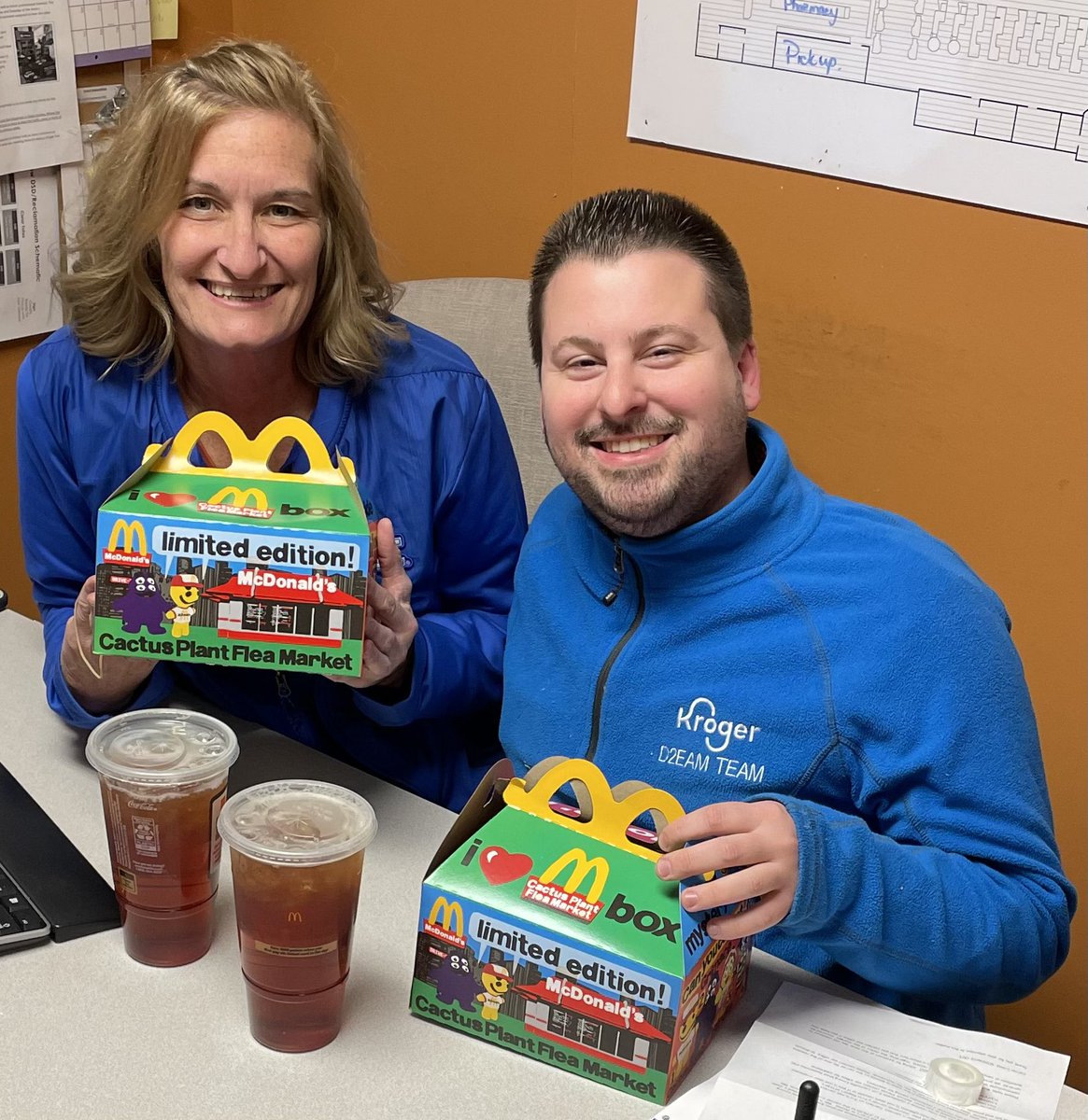 Adult happy meal time!!@McDonalds