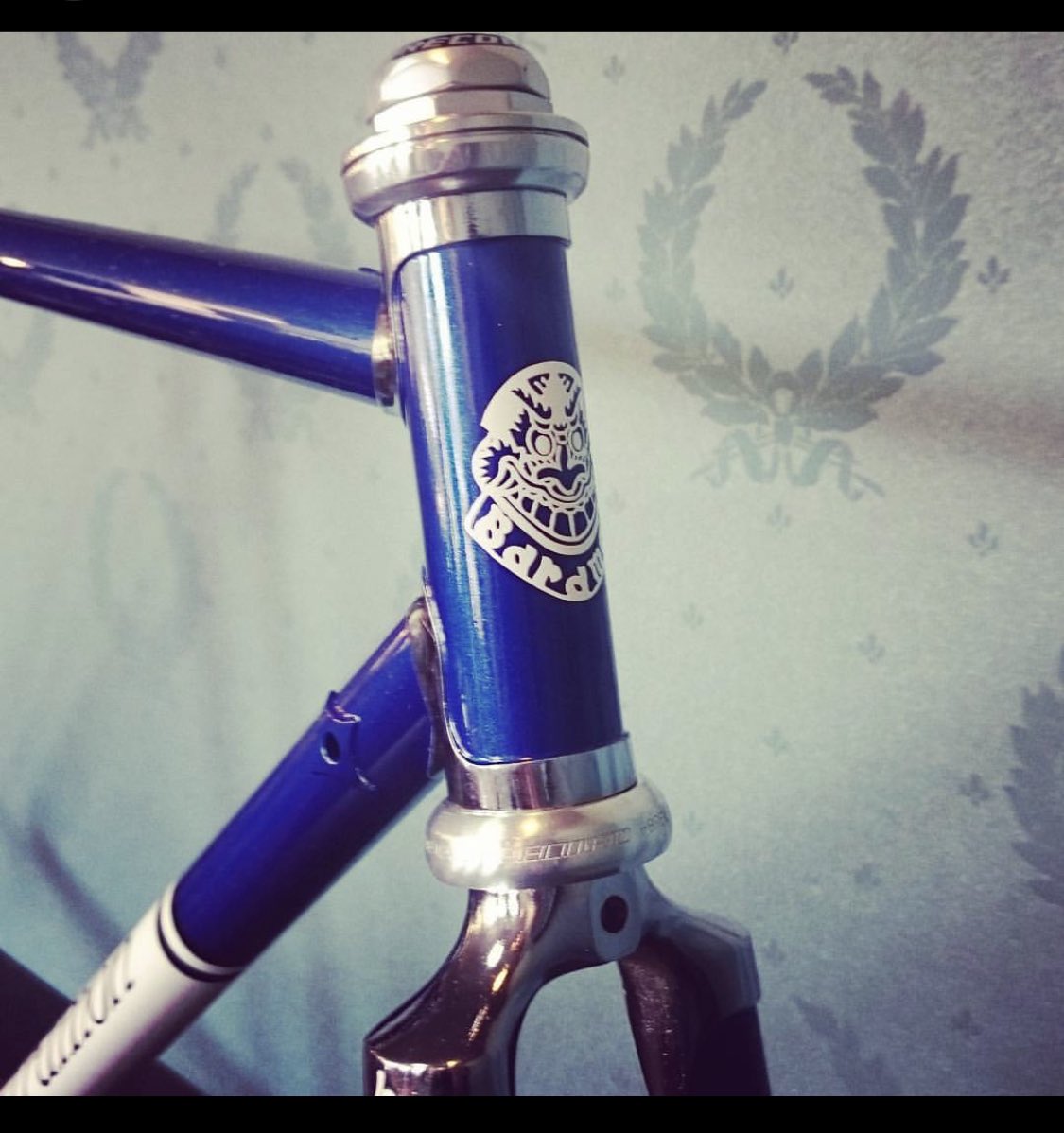 503tempary's tweet image. #クロモリロード
バラモン出来たてホヤホヤの頃
スレッドステムなのに電動専用フレームと言う業を背負わせてごめん

#Baramon #NJS #ばらもん