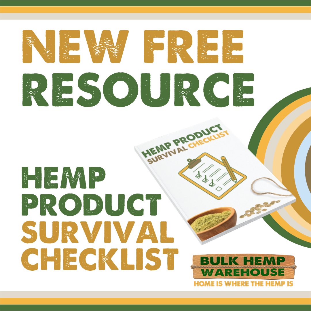 bulkhemp's tweet photo. https://t.co/aXTgvlmTBH
NEW FREE RESOURCE
Hemp Product Survival Checklist
#survival #checklist #hemp #industrialhemp #hempproducts #hempsurvival #hempfoods #hempgoods #hempproducts #hemplife #hemplifestyle #hempaware #hempeducation #hempinformation #natural #organic #usa #usahemp https://t.co/PL0wMBtPWQ