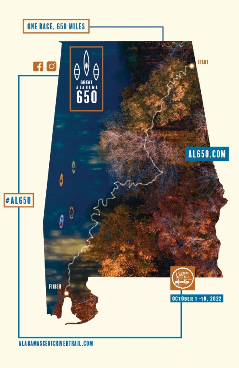 #AL650 #OnTheASRT: Selma marks the halfway point of the Great Alabama 650. This year, the Selma and Dallas County Chamber of Commerce will be on standby at the Selma City Marina to give racers hand-painted paddles, a token to commemorate participating in the race.
