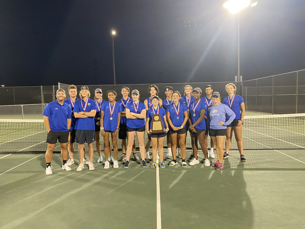 Pioneer_Tennis's tweet photo. That’s a wrap!  Back-to-Back, Undefeated District Champions!  Let’s Go BOS!!  @boswellhs @emsisdathletics https://t.co/qZvePEVphc