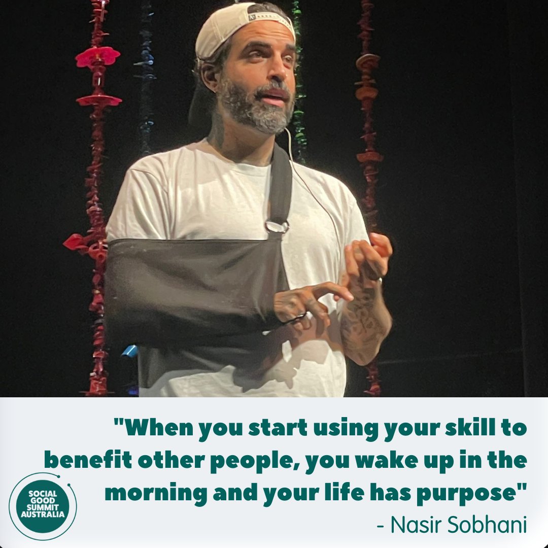 SocialGoodAU's tweet photo. Our Melbourne boy Nasir Shobani the Streets Barber is coming back to the SGSA! We can't wait to see him again and hear his amazing and inspiring story.
Few tickets still available, be quick: https://t.co/7mDjKuPZlX

#socialgood #givingback #dogood #volunteer #streetsbarber https://t.co/KVqxhs3rGv