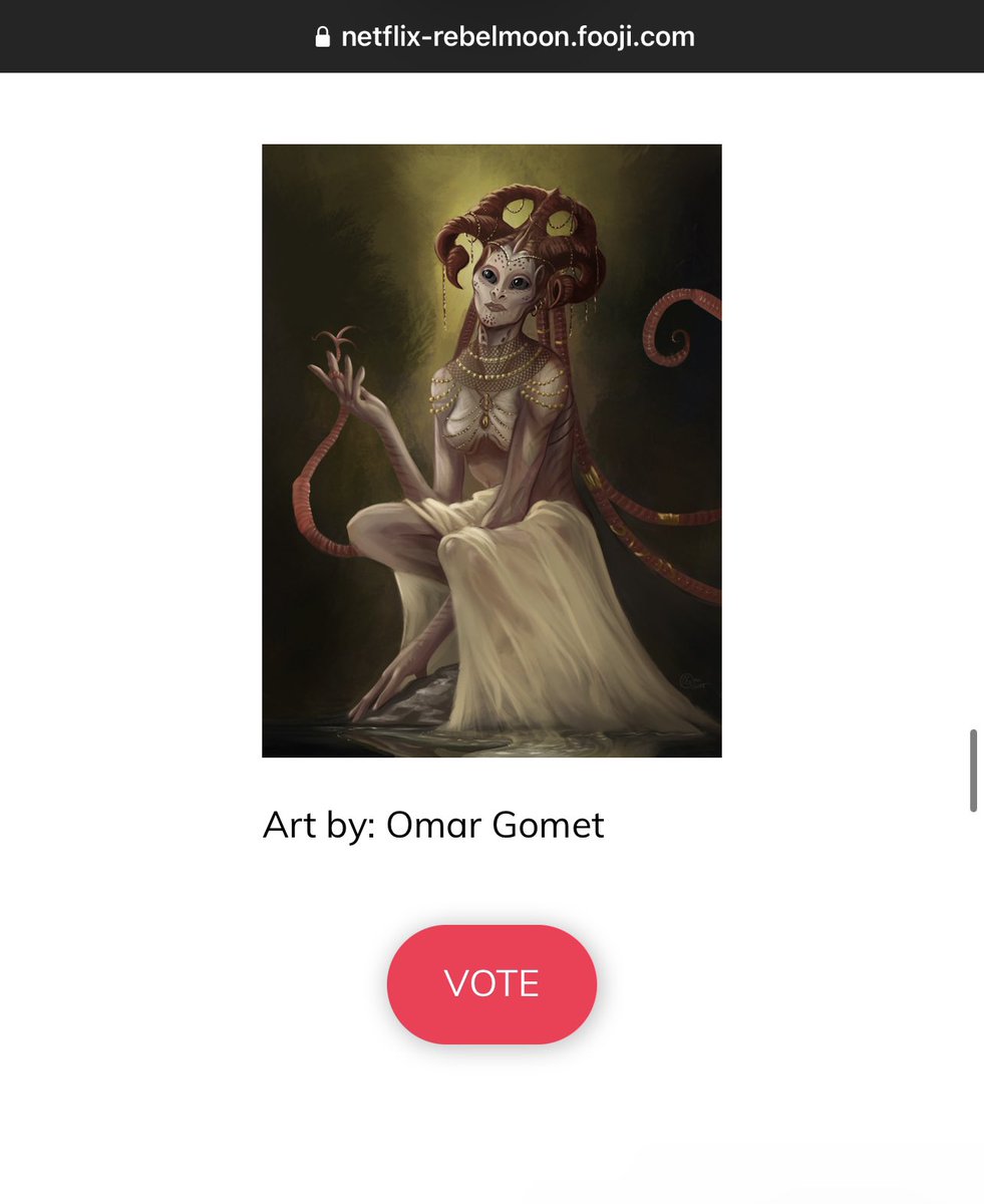 sharifcreates's tweet photo. Last day to vote for my submission for the #RebelMoon alien contest! I greatly appreciate all the support !!! #art #snyder #SnyderCut #artistsontwitter #creaturedesign https://t.co/A9Rjr2Ub6t https://t.co/JWRqgunGca