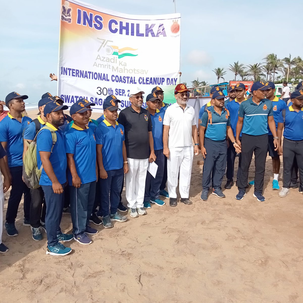 BiplabKumarBa15's tweet photo. DG NCC participated in Puneet Sagar Abhiyan today at Puri.
@HQ_DG_NCC
@dgncc_india
@kalinga_sagar
@hirakudwarrior
@14_OdishaBnNCC
@TariniWarriors
@Gopalkr55311566
@Rajeev
@salma_kisku https://t.co/CQLDovZ1mf