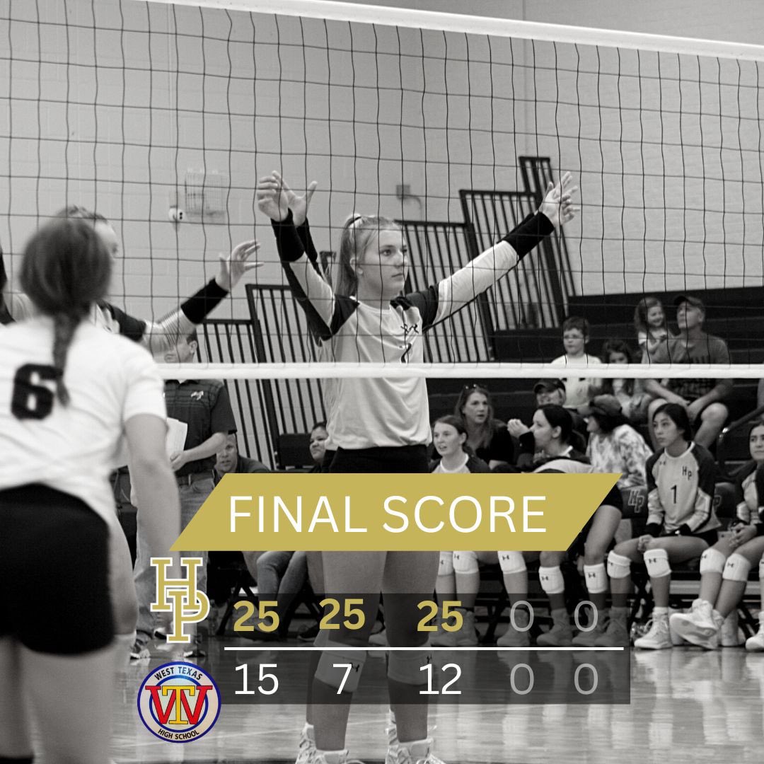 LadyHornetsHP's tweet photo. #11 HP Lady Hornets beat WT in 3!   4-0 in the first round of district.  💪🏐🐝  @PressPassSports @KaleSteed @hpisani91 @ShawnMoranNews https://t.co/efSl1Aqlho