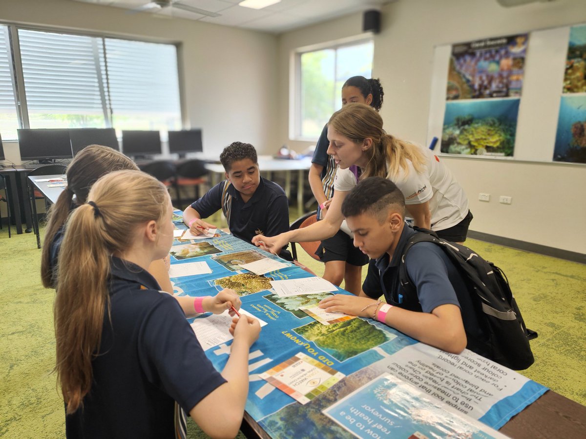 WOSQld's tweet photo. Students are also participating in #DNA extraction workshops and an @Coral_Watch workshop #STEM #science #wonderofscience https://t.co/oXRGSG8Wjj