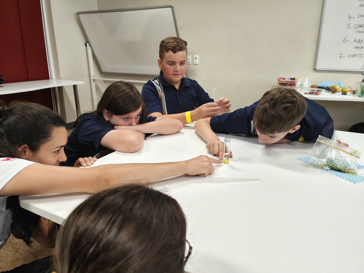 WOSQld's tweet photo. Students are also participating in #DNA extraction workshops and an @Coral_Watch workshop #STEM #science #wonderofscience https://t.co/oXRGSG8Wjj