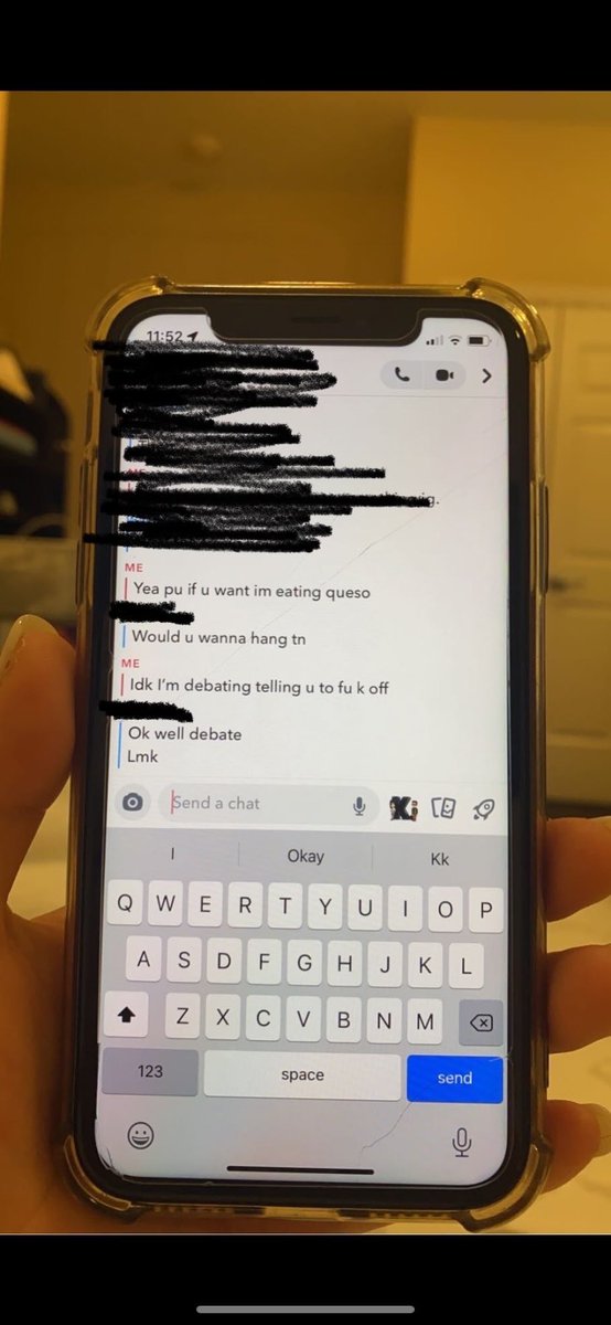 BarstoolHPU's tweet photo. he should take the hint 🫡 #highpointuniversity #highpointnc #highpoint #hpu365 #hpu #college #snapchatfail #snapchat #snap https://t.co/FlilKI5BGI
