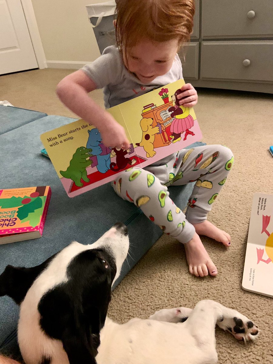 The words were not read correctly at all, but that didn’t stop Korrs from hearing a lot of stories at bedtime.